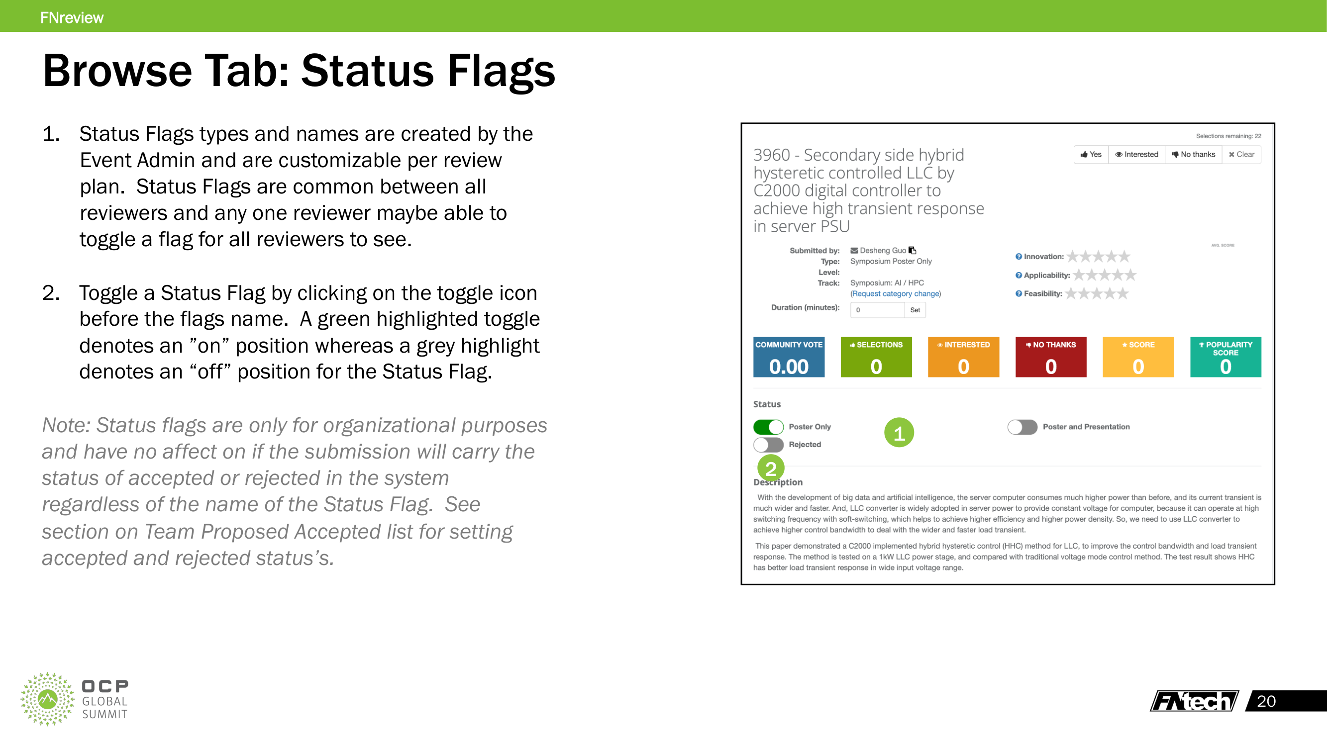 Status Flags